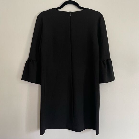 Zara Bell Sleeve Black Dress EUC Women’s Size Small - Picture 3 of 7
